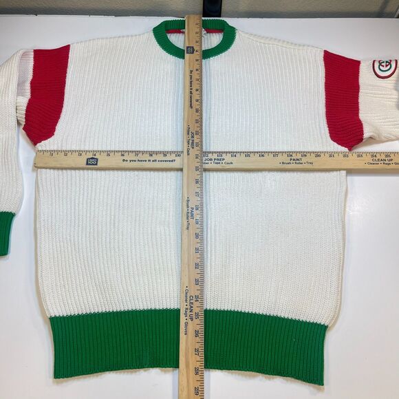 VINTAGE GUCCI KNIT CREWNECK SWEATER Sz Mens XL Made In Italy - Picture 5 of 7